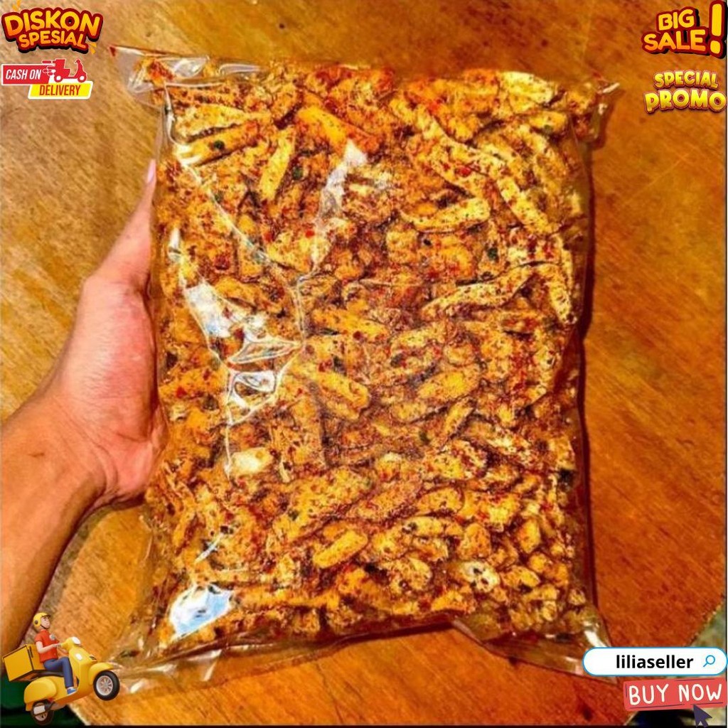 

Promo Basreng Daun Jeruk Viral 1Kg Basreng Pedas Daun Jeruk Cemilan Murah D Terlaris