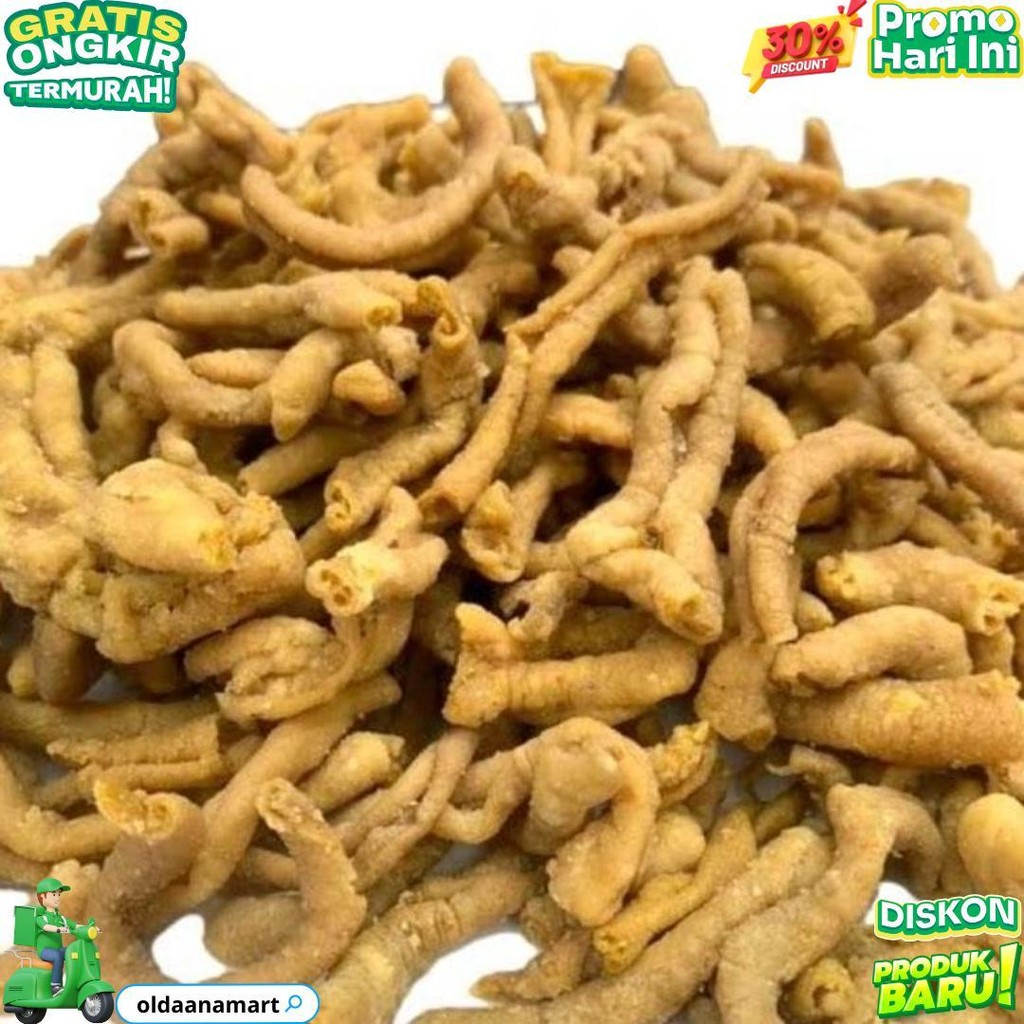

Usus Crispy Premium 1Kg, Usus Krispi Pedas, Usus Krispi Original Daun Jeruk Kiloan D Cod