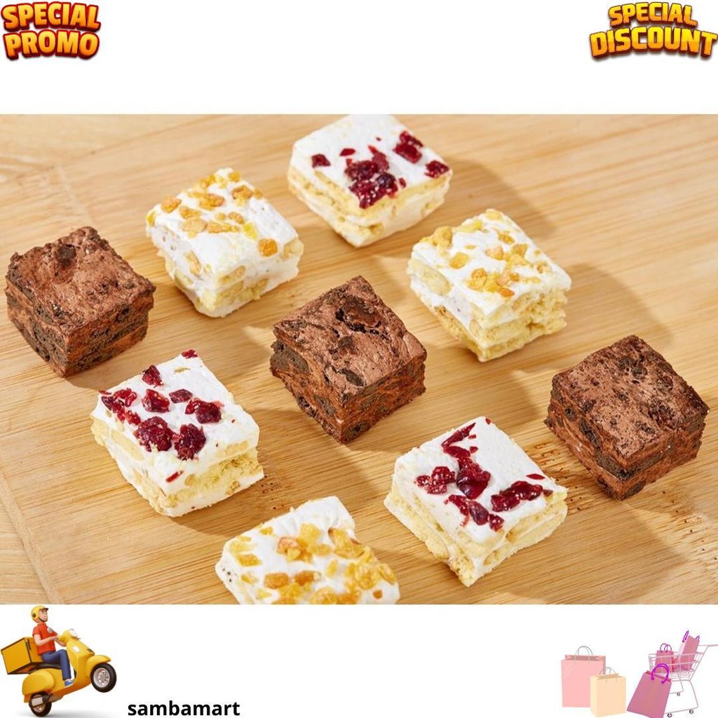 

[Halal] Sweet Me Enak Snack Nougat Chocolate/Nougat Cranberry/Nougat Mango Viral Cake Aneka Rasa Kue 68 Gr Kue Lebaran Best Seller Enak Cemilan D Promo 3.3