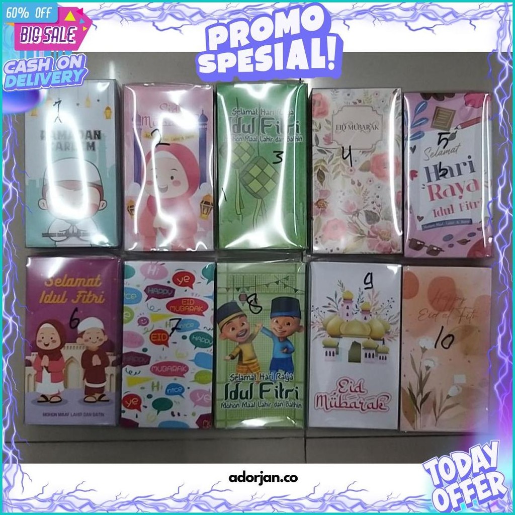 

Amplop Lebaran Idul Fitri Besar Premium Box Isi 50Pcs Angpao Motif 2025 Uang Tanpa Dilipat Sale