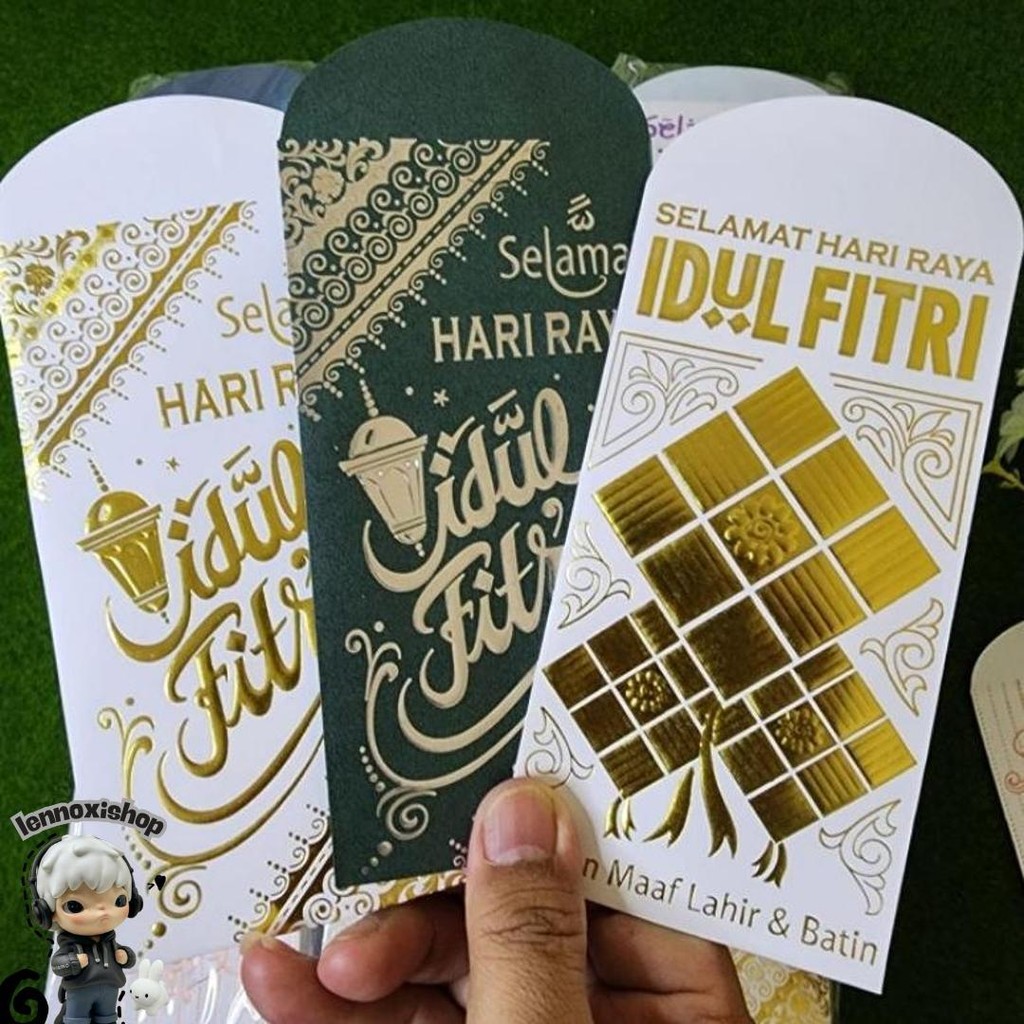 

Bellino - 1Pak 100 Lembar Amplop Lebaran Ampau Idul Fitri Amplop Karakter Selamat Idul Fitri Ukuran Besar L Diskon