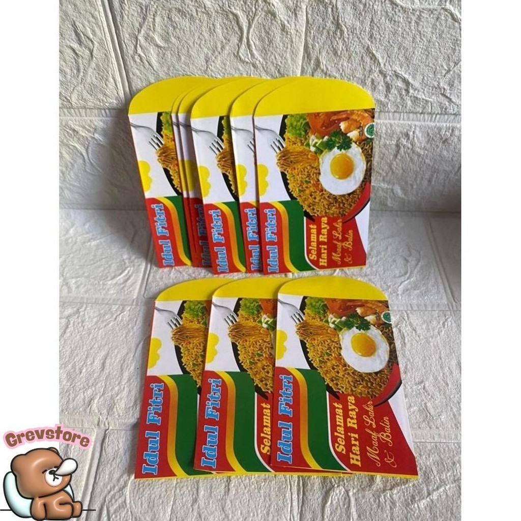 

Amplop Ampau Lebaran Snack Viral 12X7Cm 100 Lembar - Indomie Murah