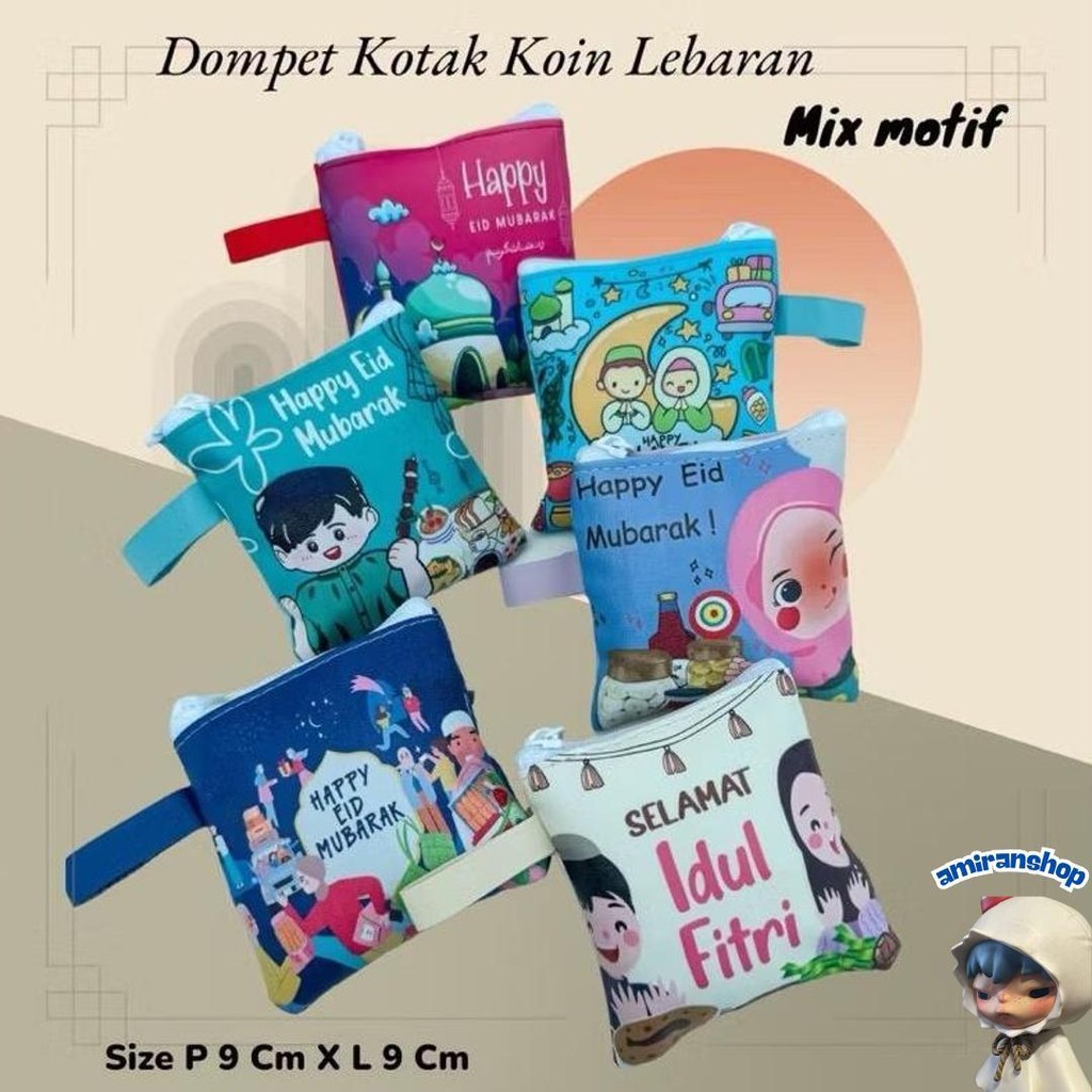 

( Dpt 12 Pcs ) Amplop Lebaran Angpao Lebaran Dompet Kotak Koin Lebaran Promo