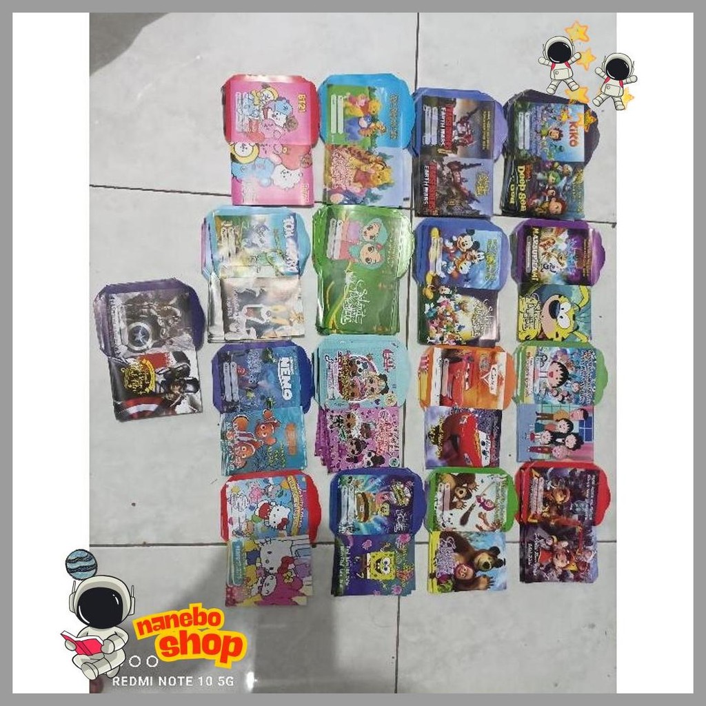 

500 Lembar Amplop Lebaran Karakter Islami Kartun/ Amplop Lebaran Karakter /Amplop Lebaran Medium Sale
