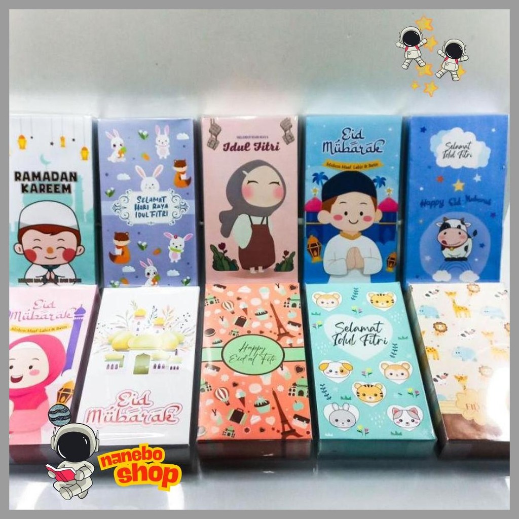 

Amplop Lebaran Idul Fitri Panjang Isi25/ 30/50Pcs Angpao Lebaran Idul Fitri Kilat