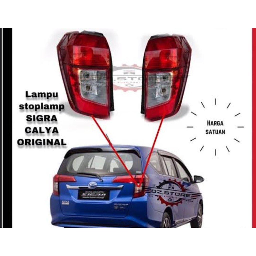 stoplamp lampu belakang sigra calya 2016 2017 2018 2019 2021 2022 original  mika reparasi