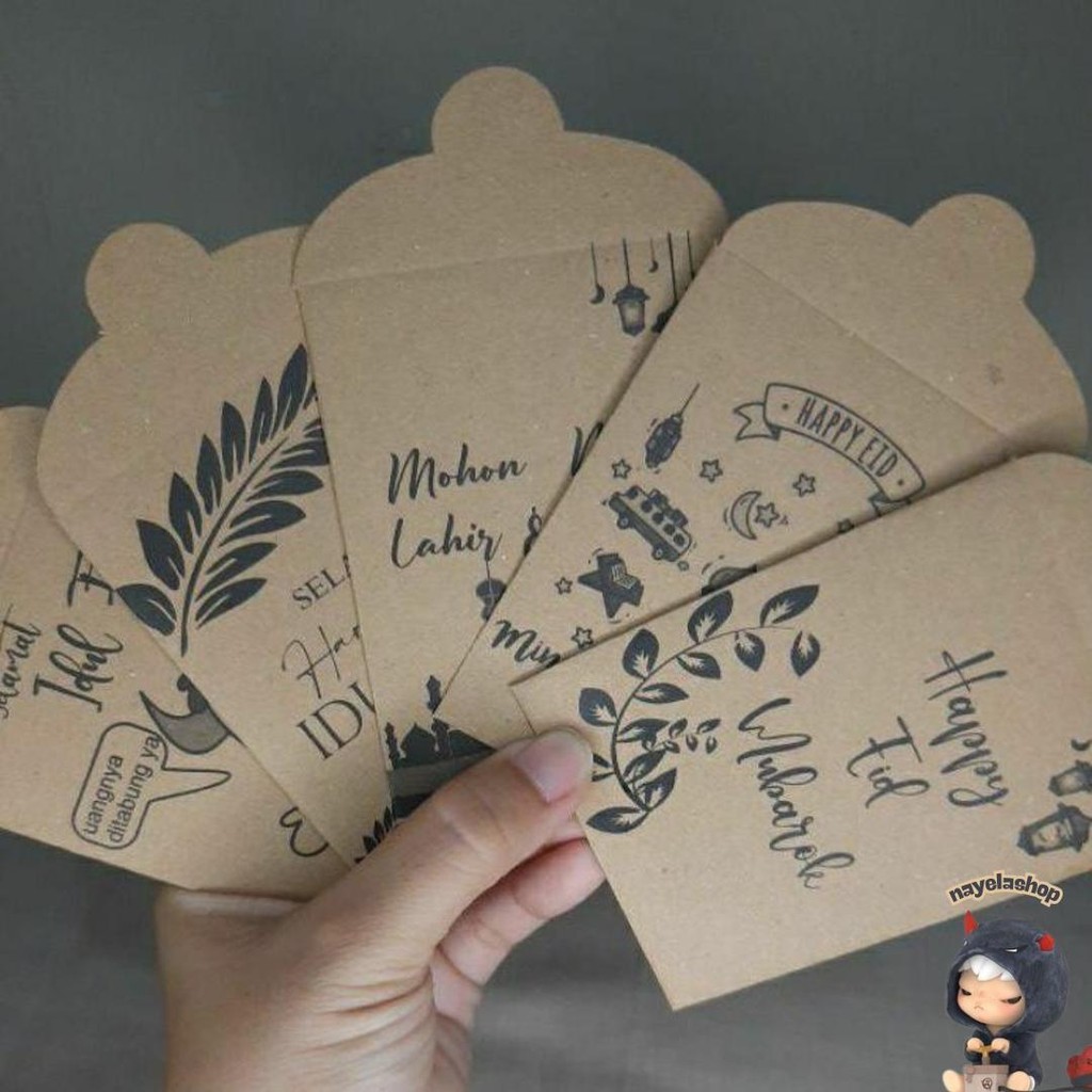 

Amplop Lebaran Rustic Tebal Isi 40Pcs Promo
