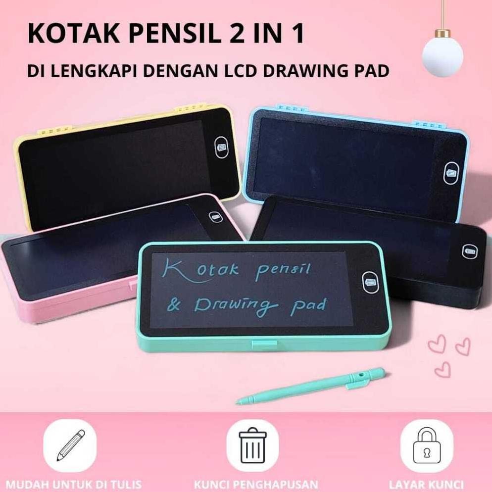 

yl-24 Drawing Box Kotak Pensil Dan Papan Coret Kreatif Anak Dengan Digital Pad Edukasi Sale