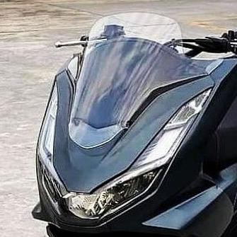 Visor Windshield Pcx 160 Model Standar Bening Smoke Dan Black Series
