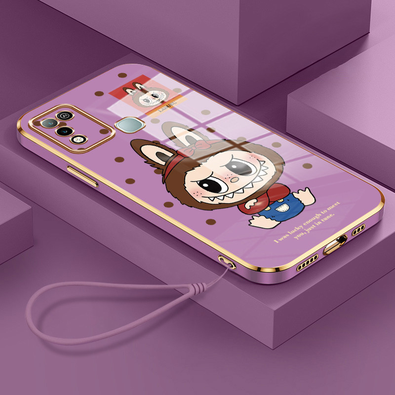 Casing Hp Untuk Infinix Hot 9 Play Hot 10 Play Hot 11 Play Case Casing tali lapisan Kasing Silikon S