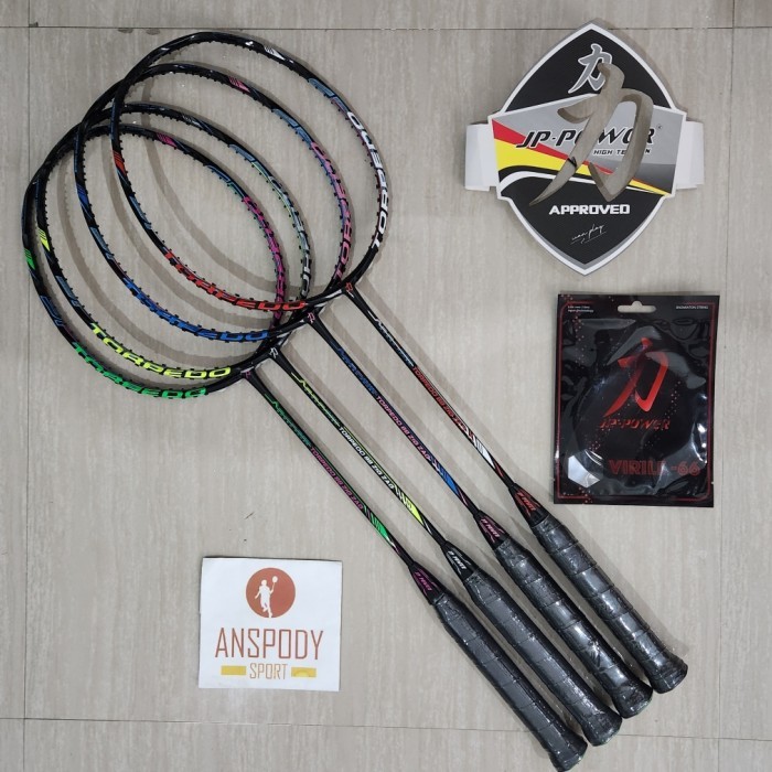 RAKET BADMINTON JP POWER TORPEDO 88 ZIG ZAG