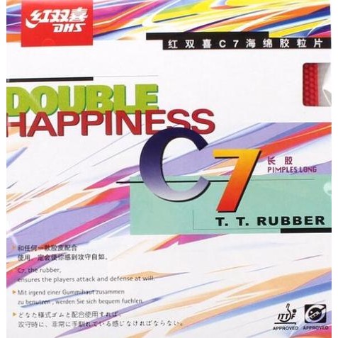 Karet Bat Bintik Panjang Dhs C7 Ox Non Sponge