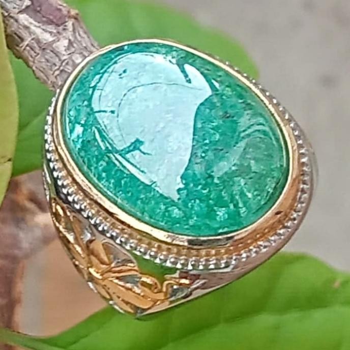 CINCIN BATU YELLOW BRAZIL PECAH SERIBU / SIZE BESAR