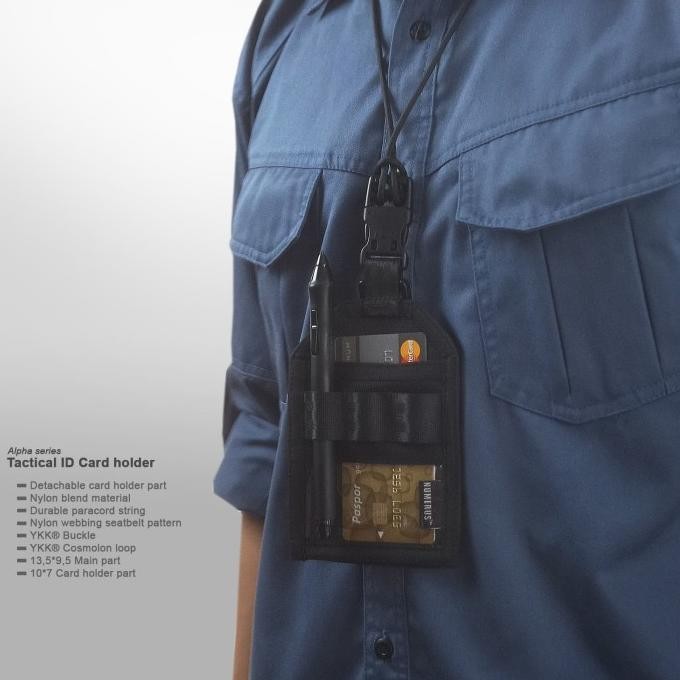 

Numerus Tactical Id Card Holder - Alpha Series / Lanyard / Identity Original Dan Terlaris