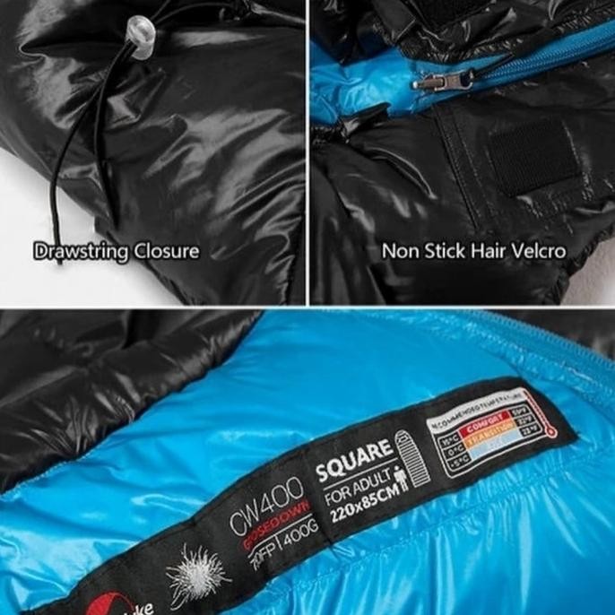 Sleeping bag Ultralight Naturehike CW280 Goosedown model tikar Terlaris