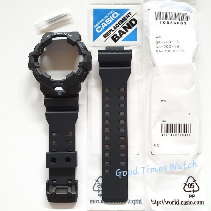PAKET STRAP BEZEL G-SHOCK GA-700-1A GA 700 Casio Original