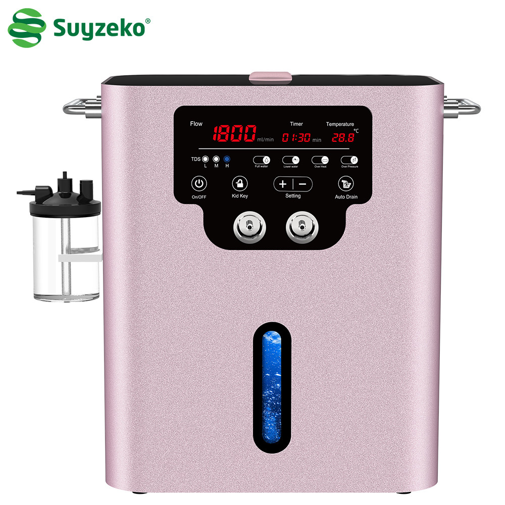 LAGI BERJUANG Suyzeko Portable Hydrogen Generator 1800ML Hydrogen Breathing Machine HHO Gas Device H