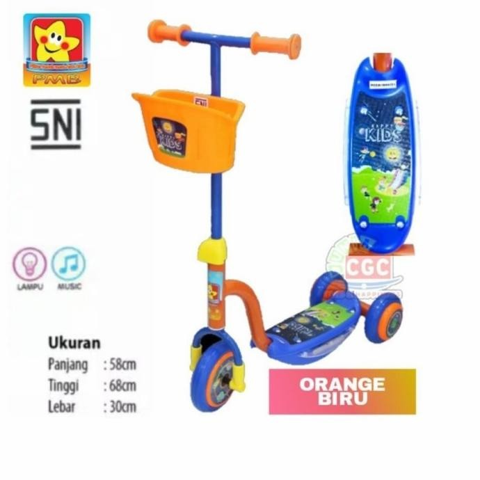 Grosir Scooter Skuter Otopet Anak Musik Pmb