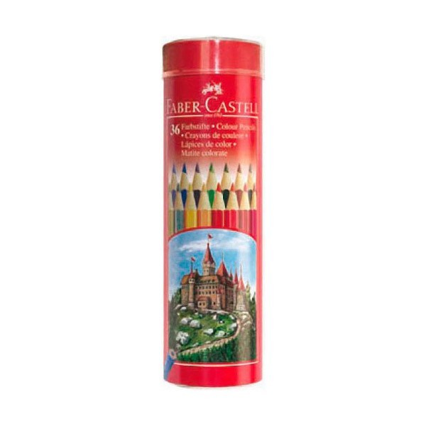 

FABER CASTELL Colour Pencil Set 36 Round Tin Case