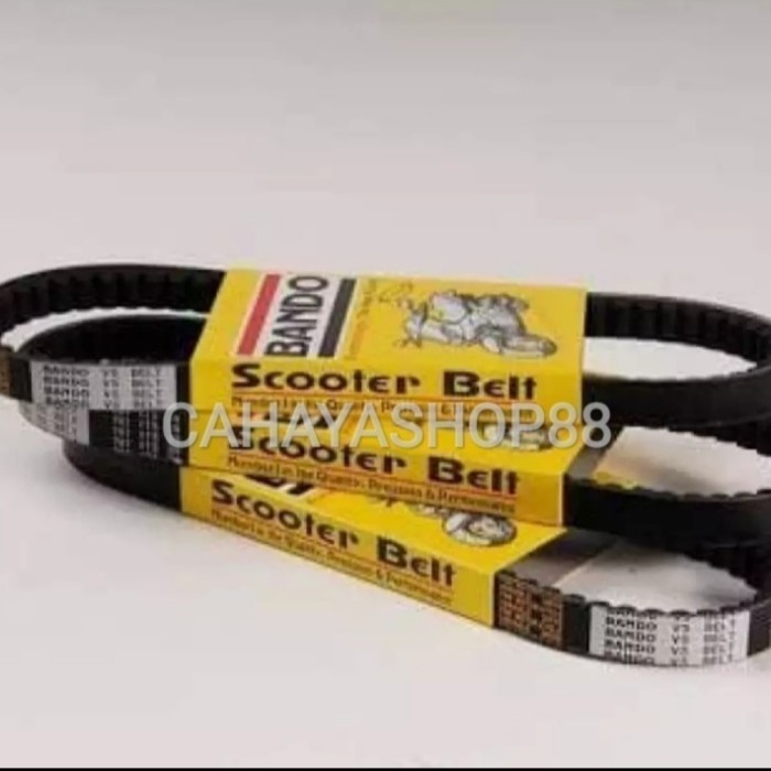 Scooter Belt / Vbelt Beat ESP + Roller ( K44 ) Merk BANDO