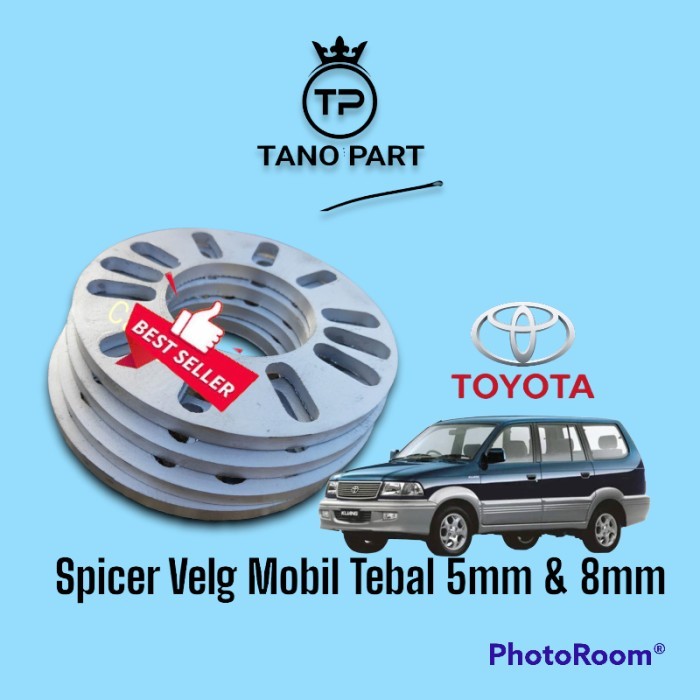 BISA GOSEND Kijang Krista Spicer Velg Mobil Spacer Ban Roda 4Pcs 8mm