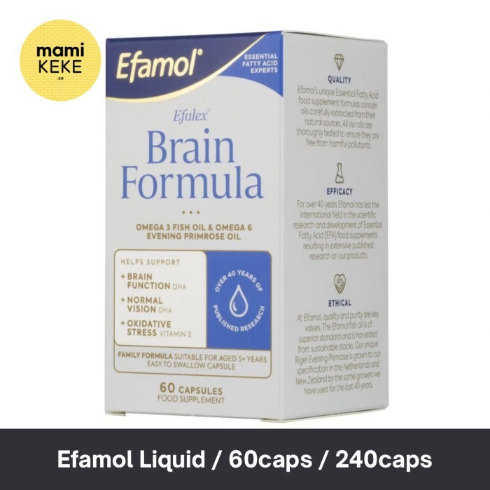 Efamol Efalex Brain Formula Vitamin ADHD Vitamin Autism Efamol Liquid and Capsules