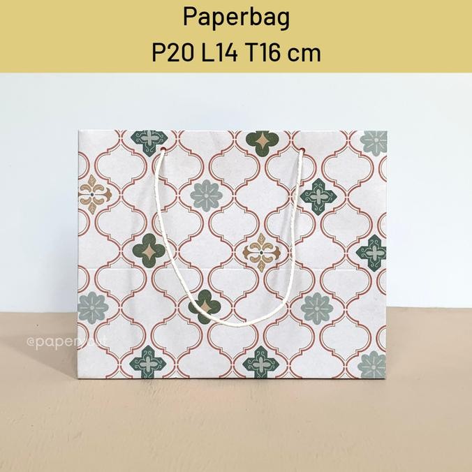 

yang dicari@@@@] Paperbag Tas Kertas Kraft Warna Motif Goodie Bag 20 x 14 x 16 cm