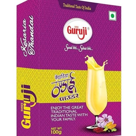 

*$*$*$*$] GURUJI KESARIA THANDAI POWDER 100G / Minuman Tradisional India