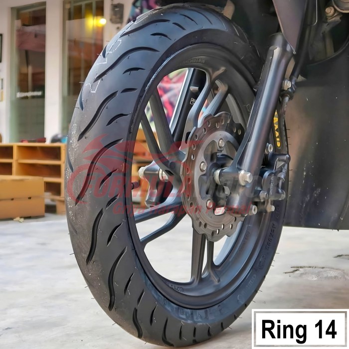 Sepasang Maxxis 100/80-14 & 90/80-14 Ma-G1 Green Devil