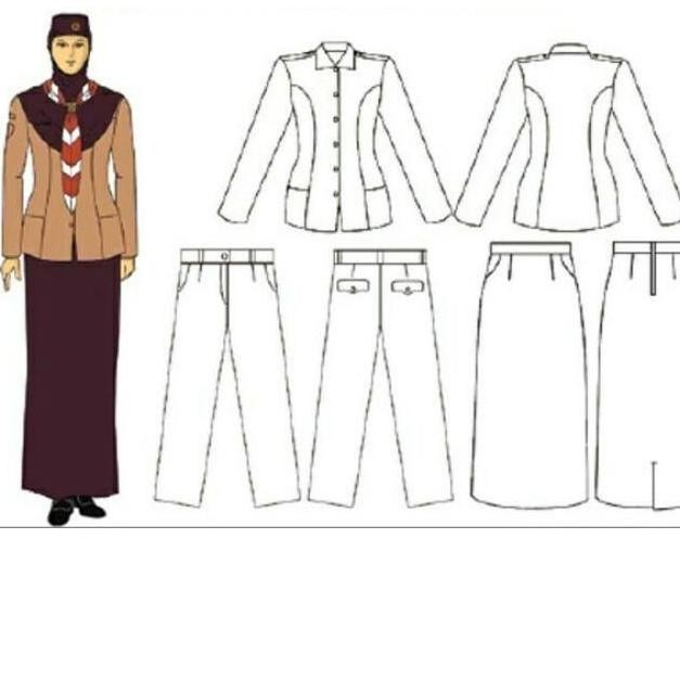 BERKUALITAS STELAN PRAMUKA PUTRI PEMBINA PEREMPUAN PANJANG RAPILO, PRAMUKA GURU PEREMPUAN, PRAMUKA P