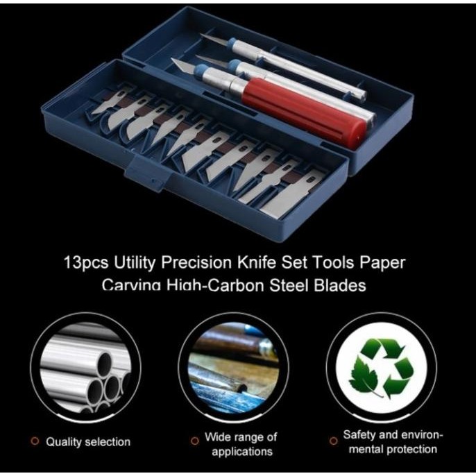 :::::::] Pisau Sayat Bonsai Kelapa Set Pisau Ukir Crafting Art Knife