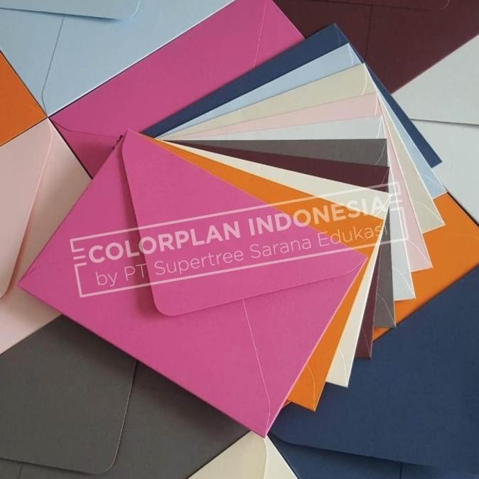 

Sale Amplop Colorplan 135 Gsm A7-74 X 105 Mm (1 Pack Isi 10 Pcs)