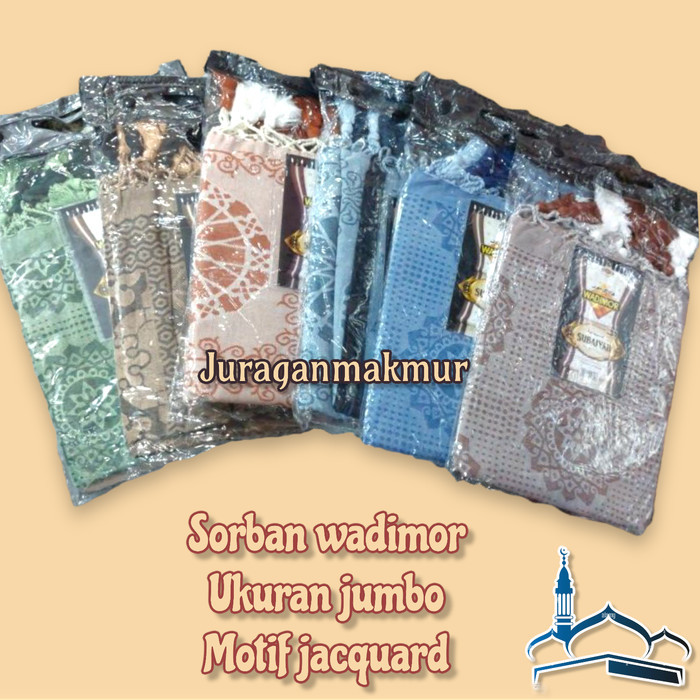 Sorban sorban wadimor original/sorban wadimor subaiyah - random halus arab panjang