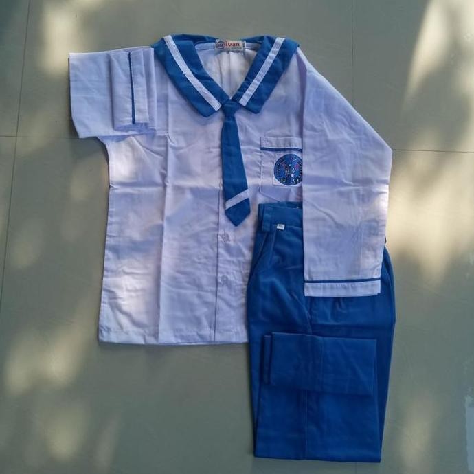 SERAGAM ANAK TK MUSLIM BIRU PUTIH