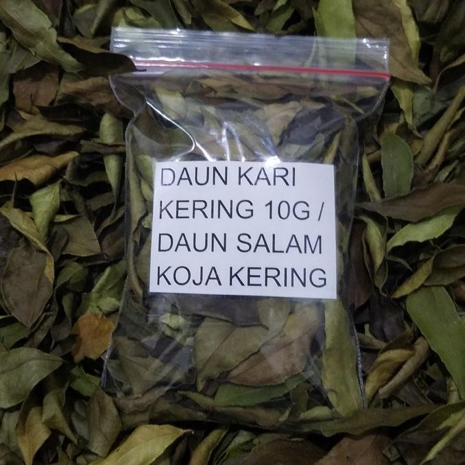 

^%^%^%^%] DAUN KARI KERING 10G / Daun Salam Koja Kering