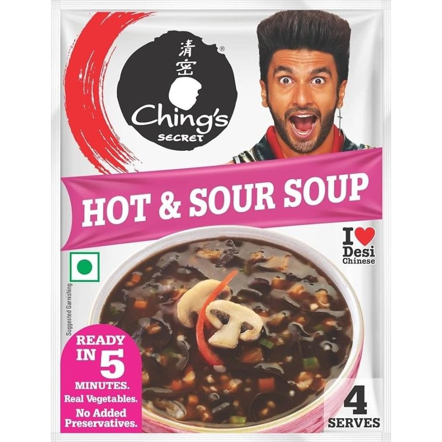 

:<:<:<:<] HOT & SOUR SOUP CHING'S SECRET 55G / Sup Instan Asam Panas