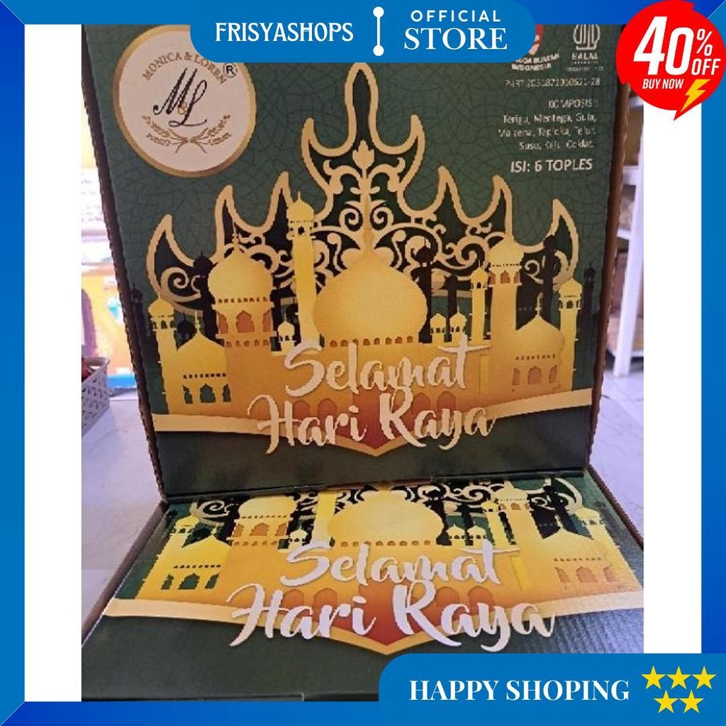 

Hampers Paket Kue Kering Lebaran Monica Loren Super D Termurah