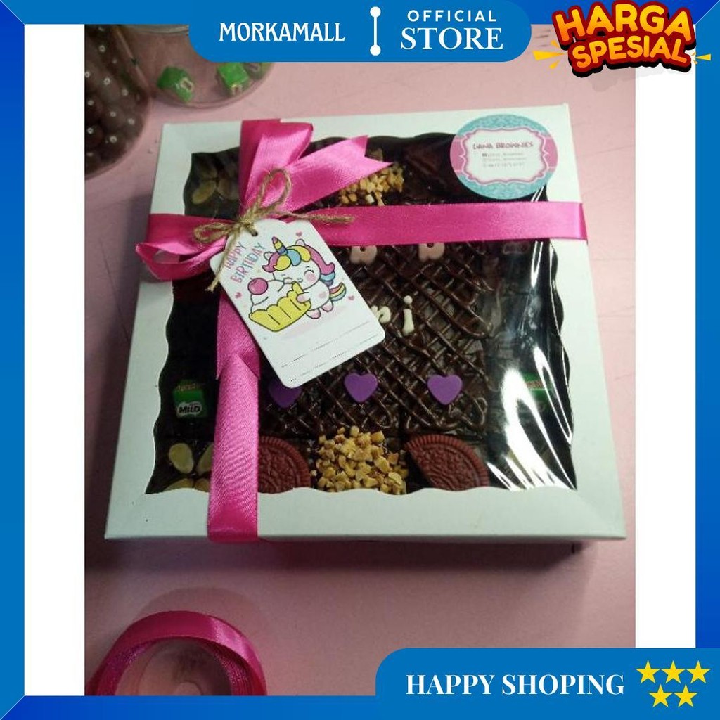 

Hampers Lebaran Brownies Shiny Crust Size 20X20 D Promo 10.10