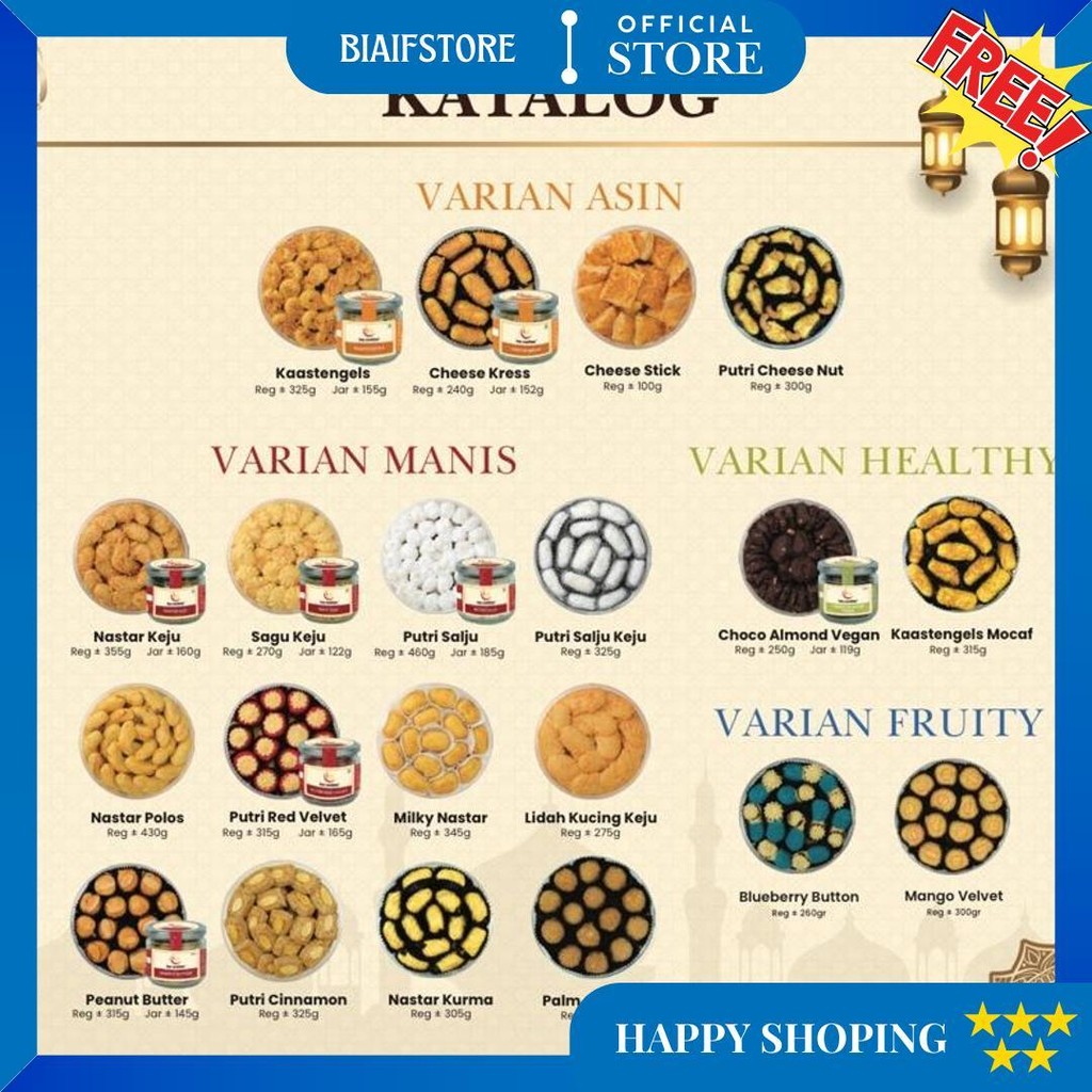 

Kue Ina Cookies Reguler D Best Seller