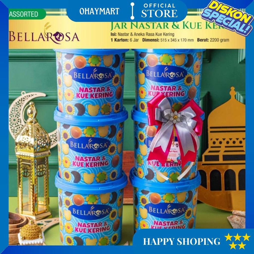 

Hampers / Parcel Paket Lebaran Produk Bellarosa Kue Kering D Gratis Ongkir