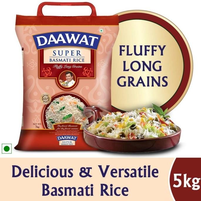 

yang dicari] Daawat SUPERi Basmati Rice 5kg / Beras Basmati Da Awat 5kg