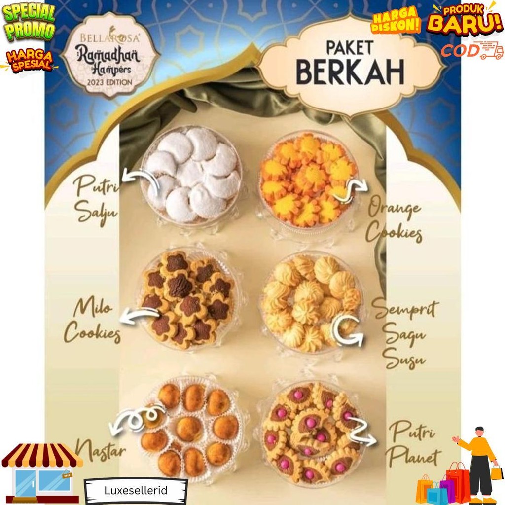 

Kue Kering Bellarosa Paket Berkah Parcel Kue Lebaran D Cod