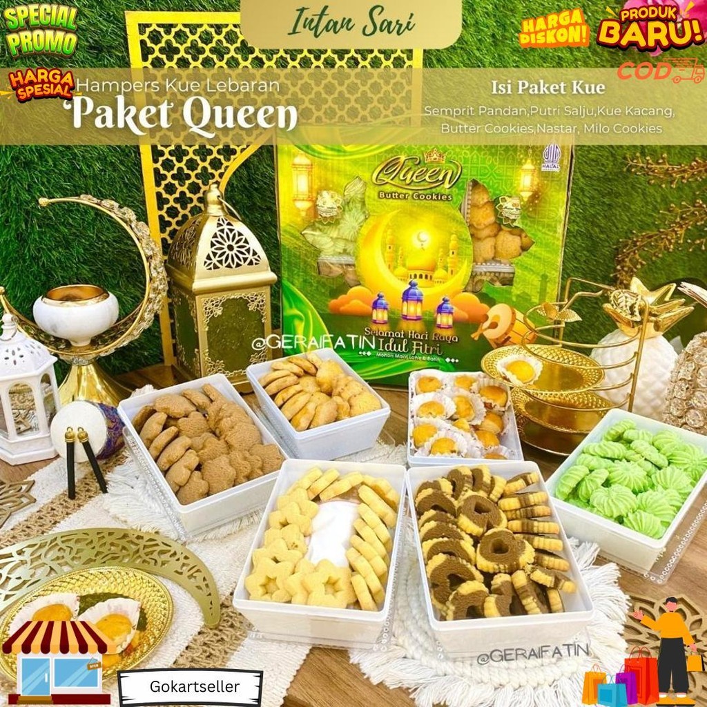 

Alona Series - Paket Kue Kering Lebaran Ovina / Hampers Hari Raya Lebaran 2025 D Termurah