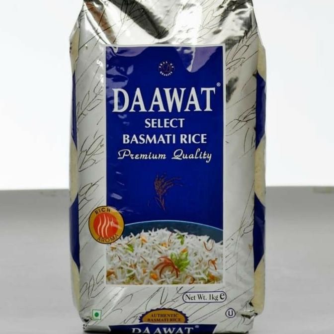 

] Daawat Select Basmati Rice 1kg / Beras Basmati Da Awat 1kg