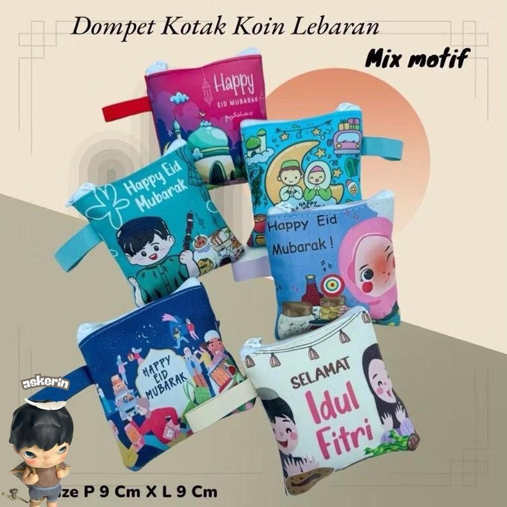 

( Dpt 12 Pcs ) Amplop Lebaran Angpao Lebaran Dompet Kotak Koin Lebaran Murah