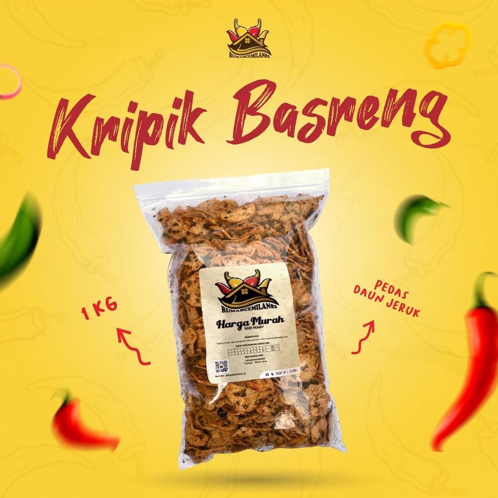 

09. BASRENG BULAT PEDAS DAUN JERUK 1 KG