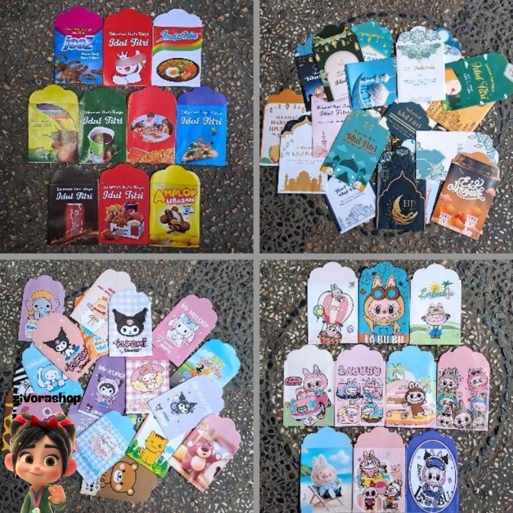 

100Pcs Amplop Lebaran Medium Promo