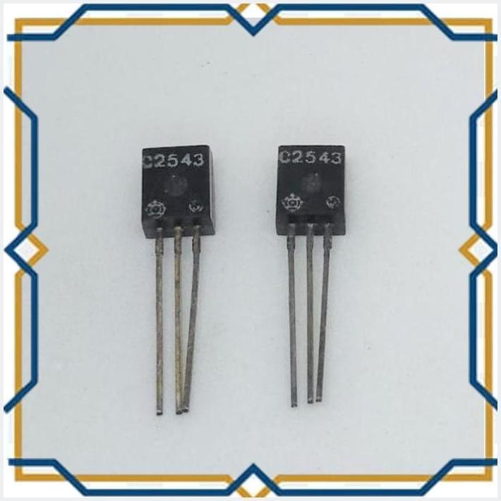 [BSE] TRANSISTOR C2543 SILICON NPN 120V 100MA 400MW LOW FREQ. AMPLIFIER
