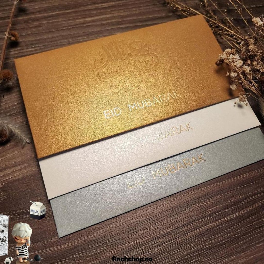 

Amplop Uang Idul Fitri Horizontal Besar 9.5X18.5Cm/ Angpao Eid Mubarak Fancy/ Angpau Lebaran (Isi 10 Pcs) Cod