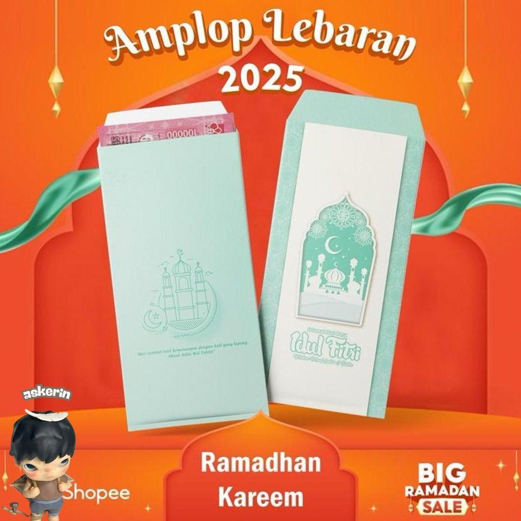 

Isi 30Pcs Amplop Lebaran Panjang Simple & Modern - Pilihan Motif Beragam, Kualitas Premium Murah